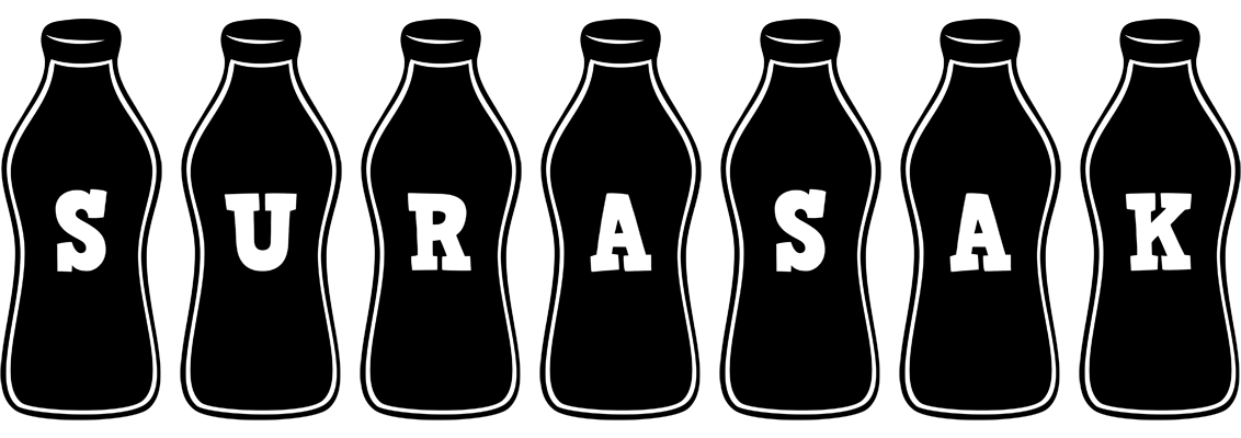 Surasak bottle logo
