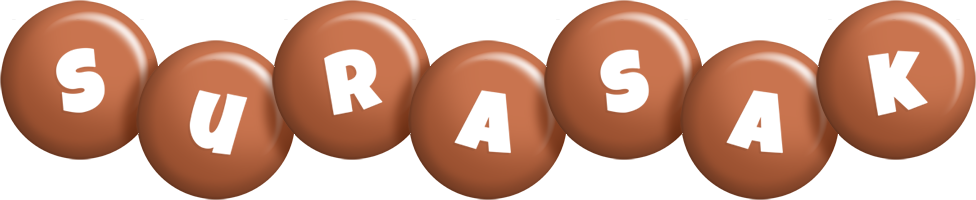 Surasak candy-brown logo