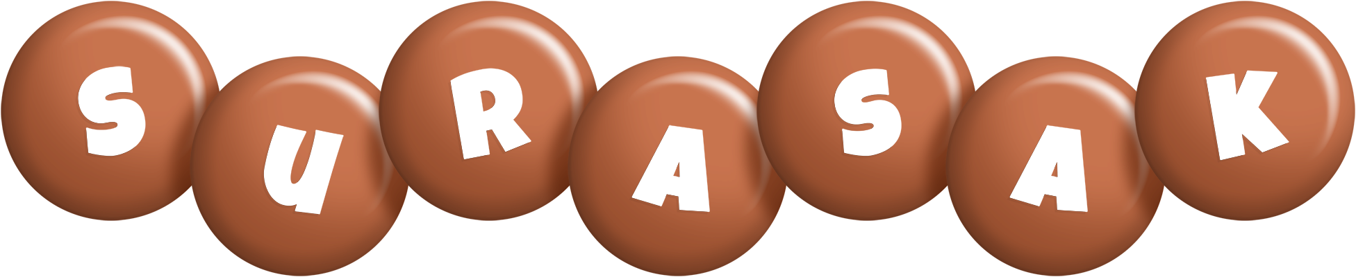 Surasak candy-brown logo