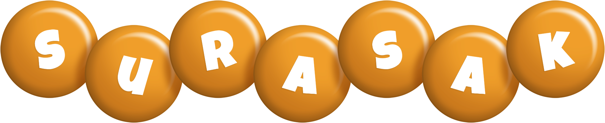Surasak candy-orange logo