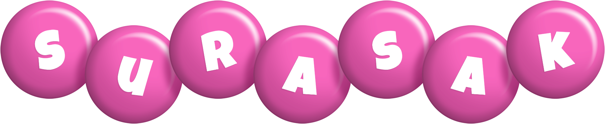 Surasak candy-pink logo