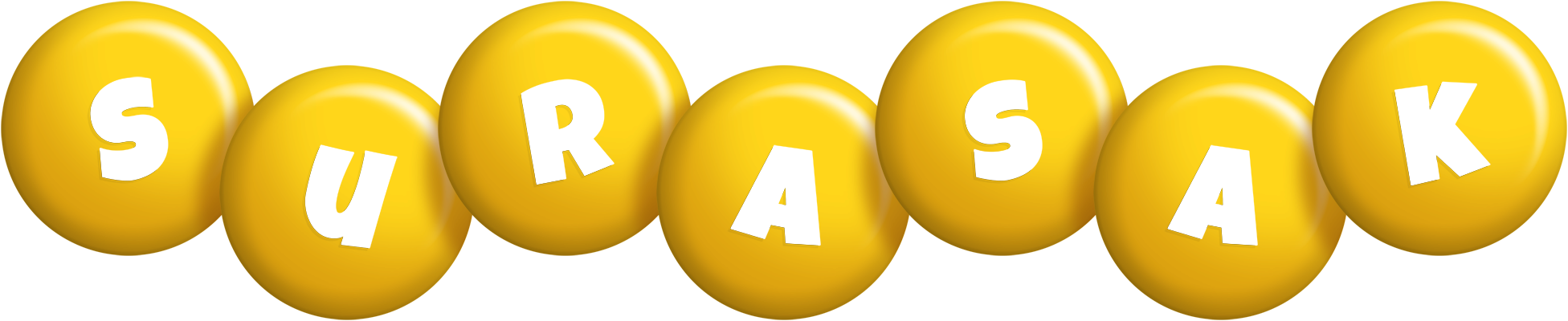 Surasak candy-yellow logo