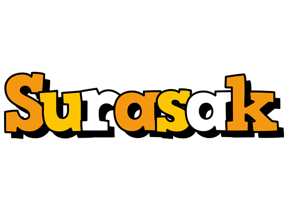 Surasak cartoon logo