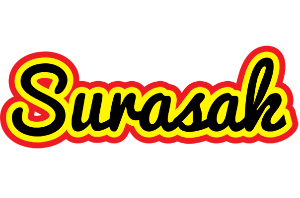 Surasak flaming logo