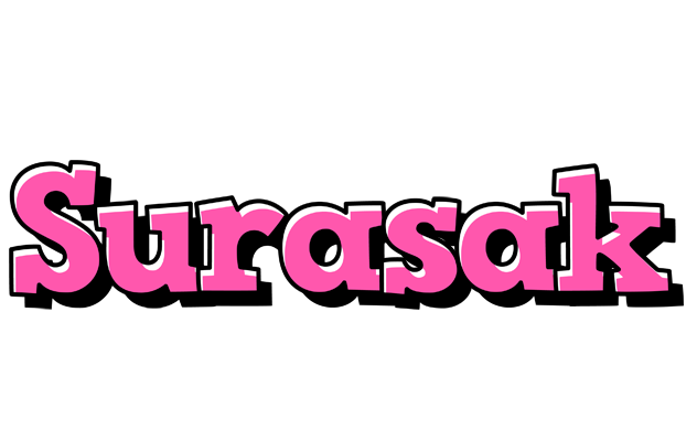 Surasak girlish logo