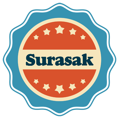 Surasak labels logo
