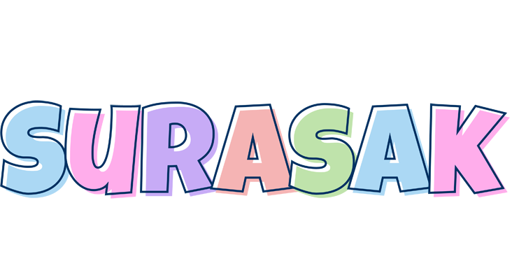 Surasak pastel logo