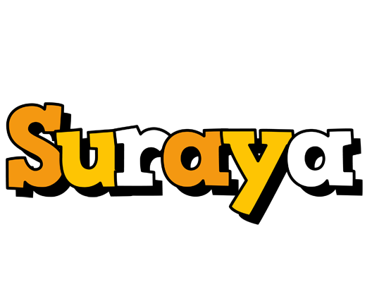 Suraya cartoon logo