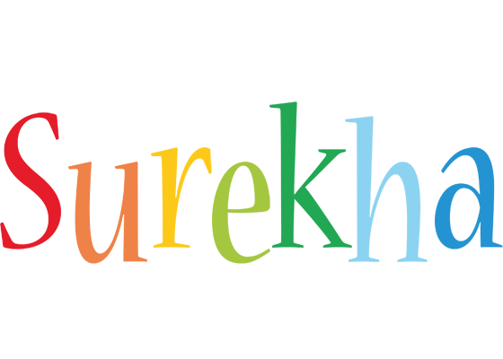 Surekha birthday logo