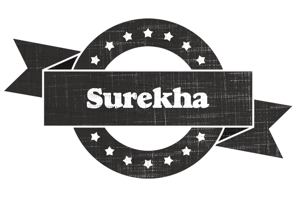 Surekha grunge logo
