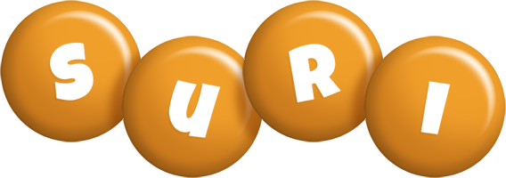 Suri candy-orange logo