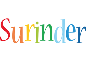 Surinder birthday logo