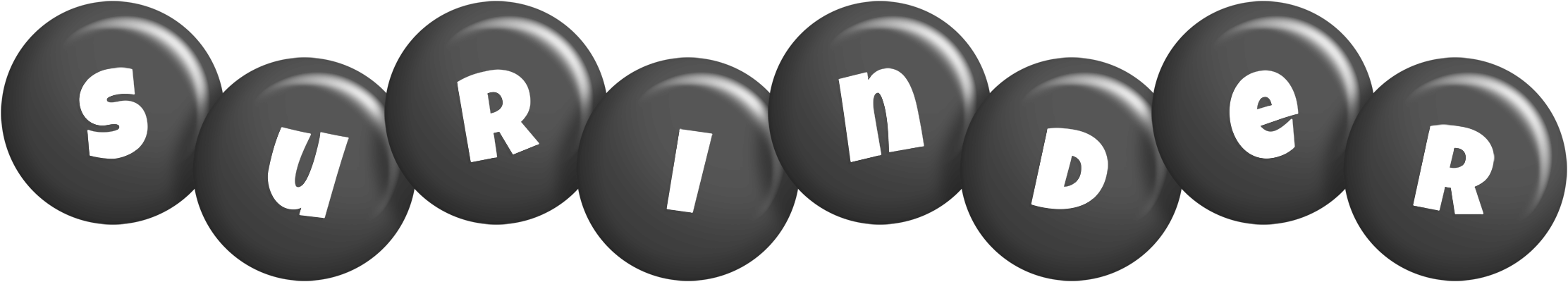 Surinder candy-black logo