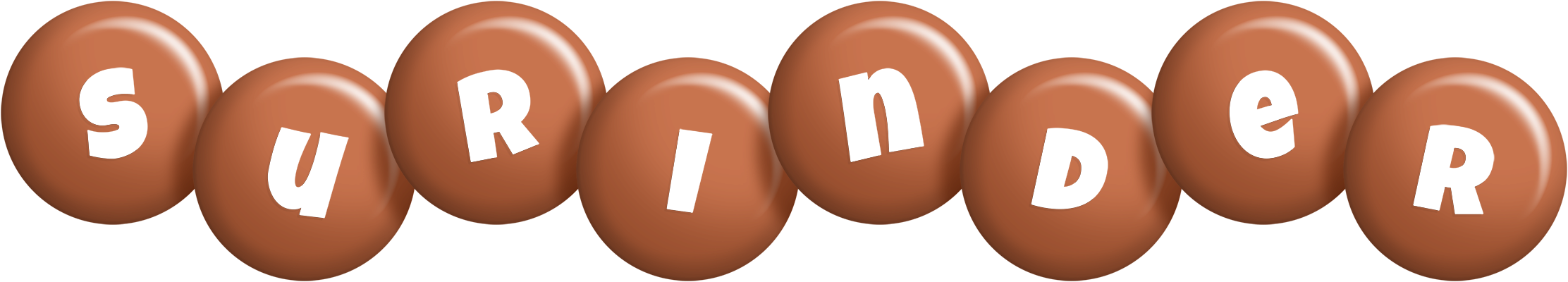 Surinder candy-brown logo