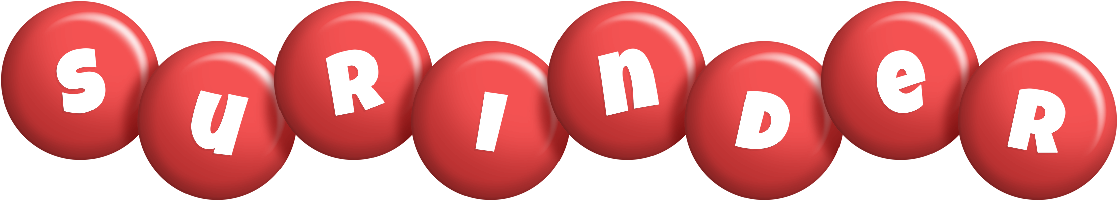 Surinder candy-red logo