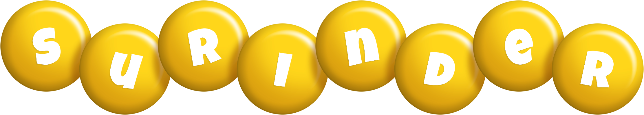Surinder candy-yellow logo