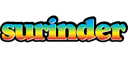 Surinder color logo