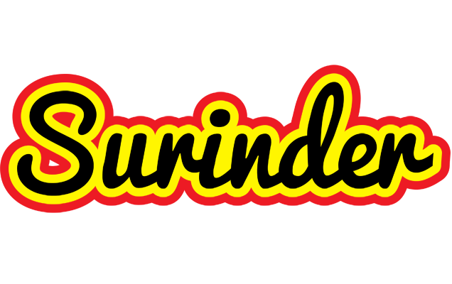 Surinder flaming logo