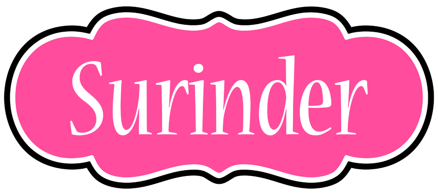 Surinder invitation logo