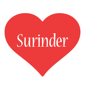 Surinder love logo