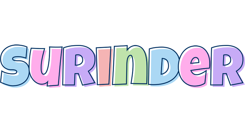 Surinder pastel logo