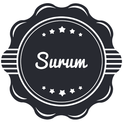 Surum badge logo