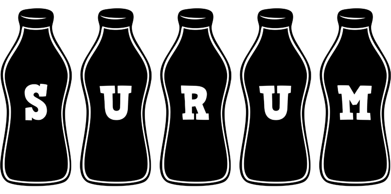 Surum bottle logo
