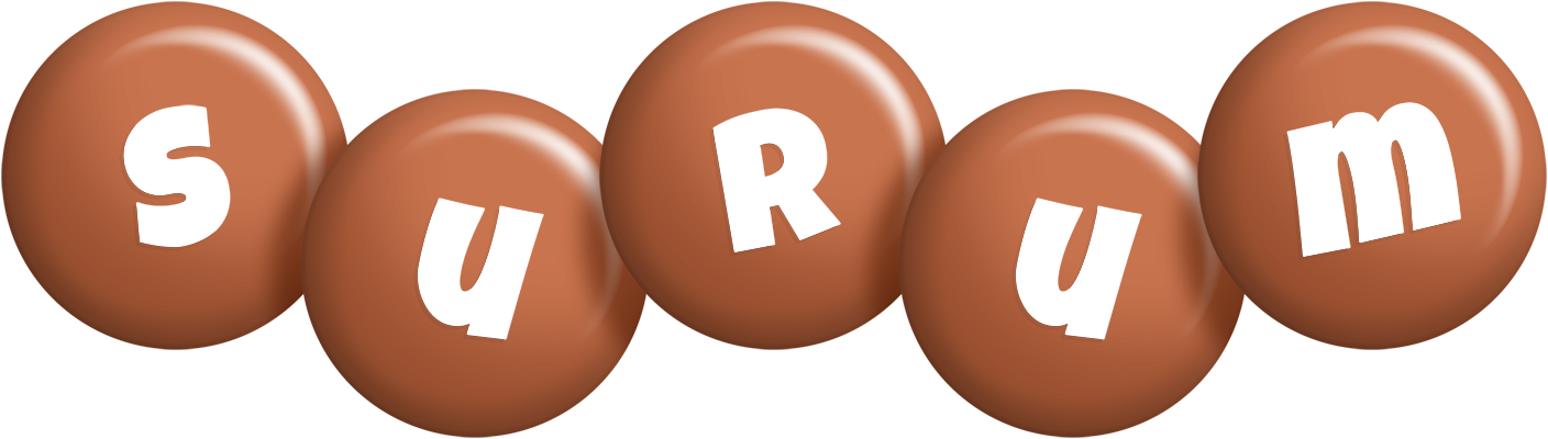 Surum candy-brown logo