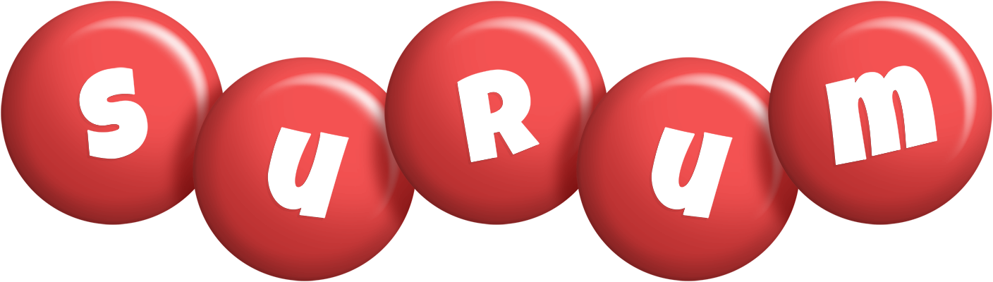 Surum candy-red logo