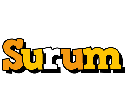 Surum cartoon logo