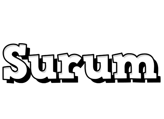 Surum snowing logo