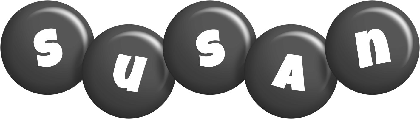 Susan candy-black logo