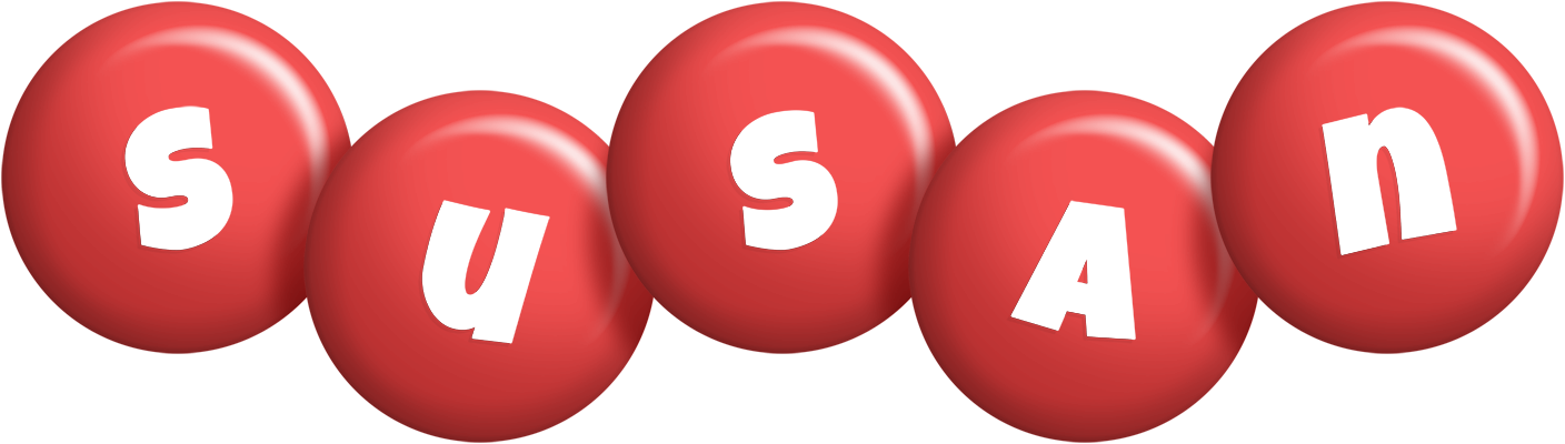 Susan candy-red logo