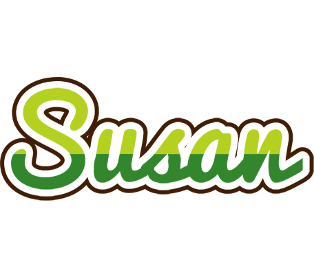 Susan golfing logo