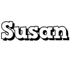 Susan snowing logo
