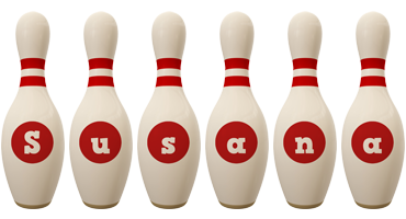 Susana bowling-pin logo