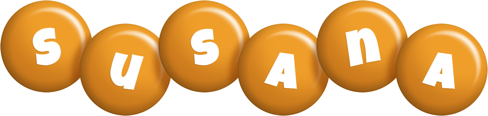 Susana candy-orange logo