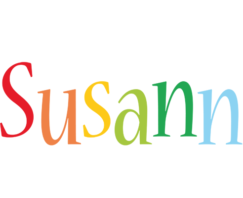 Susann birthday logo