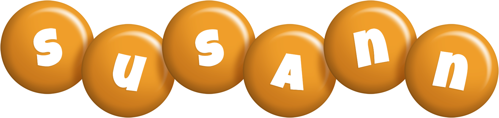 Susann candy-orange logo