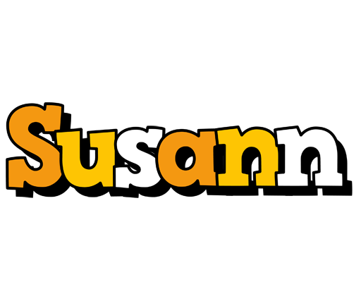 Susann cartoon logo
