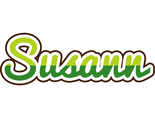 Susann golfing logo