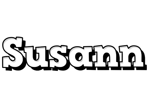 Susann snowing logo