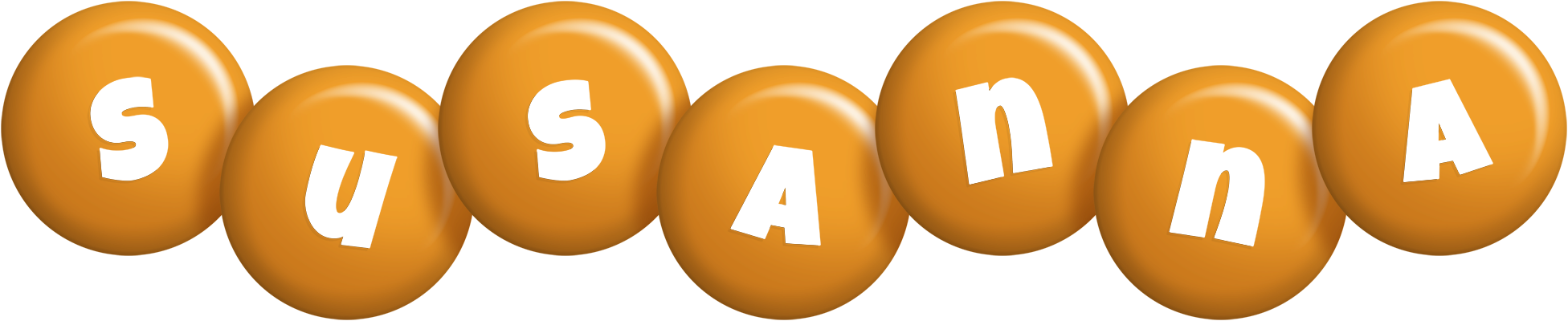 Susanna candy-orange logo