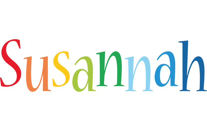 Susannah birthday logo