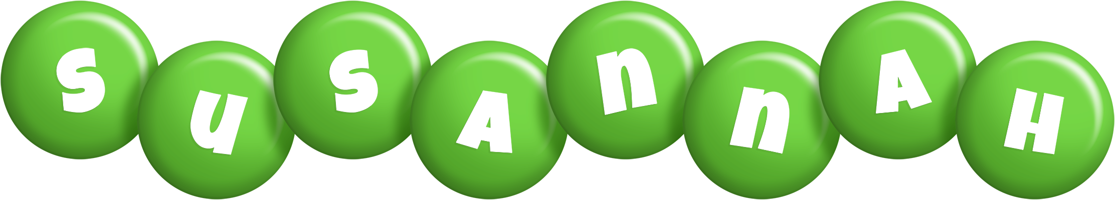 Susannah candy-green logo