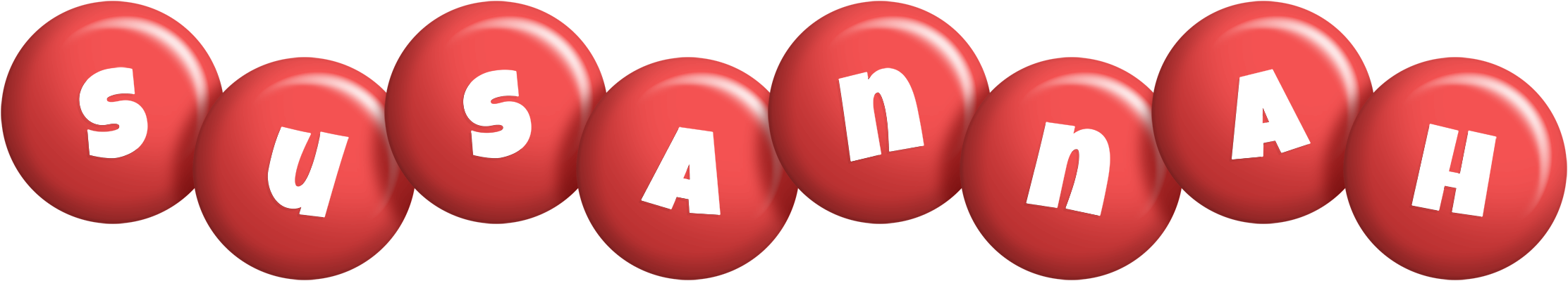 Susannah candy-red logo