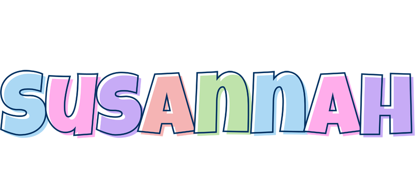 Susannah pastel logo
