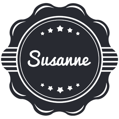 Susanne badge logo