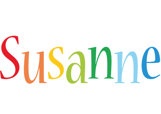 Susanne birthday logo