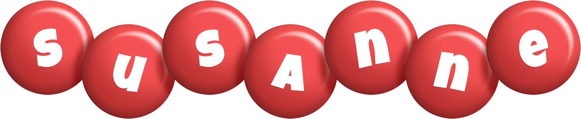 Susanne candy-red logo